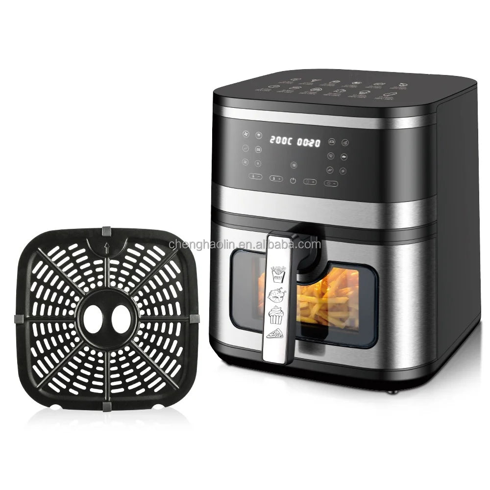 Multifunctional Express Heat System Digital Oil Free Split Easy Clean Large Capacity Digital Touch Electric Air Fryer Machine