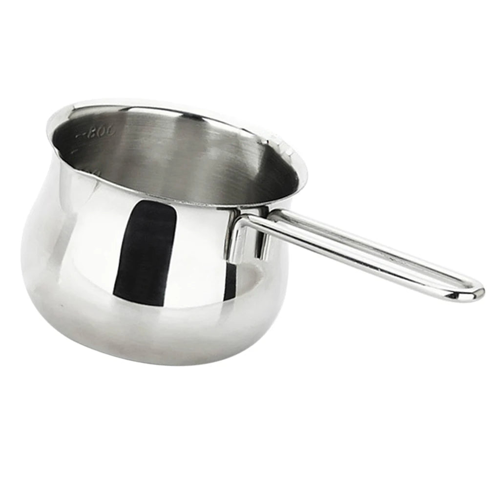 Small Stainless Steel Milk Cooking Sauce Pan Pot Induction Cooker Safe
