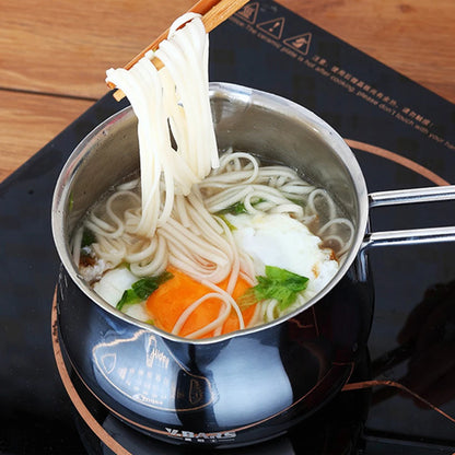 Small Stainless Steel Milk Cooking Sauce Pan Pot Induction Cooker Safe