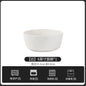 European-Style Minimalist Ceramic Tableware Set Black White Slate Series Includes Rice Bowls Plates Dishes-Available