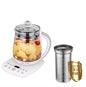 220V 1.5L Household Electric Kettle Automatic Glass Health Preserving Pot Portable Mini Multi Cooker Tea Dessert Cooker