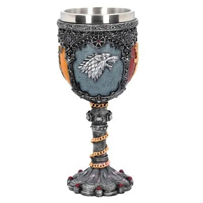 Water Cup Bar Creative 3D Stereo Carved Stainless Steel Beer Mug Goblet Coffee Mug