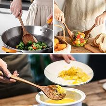 1-9Pcs/set Wooden Kitchen Utensils Set,  Wooden Spoons for Cooking, Utensils,Natural Teak Wooden Spoons For Non-stick Pan Gift