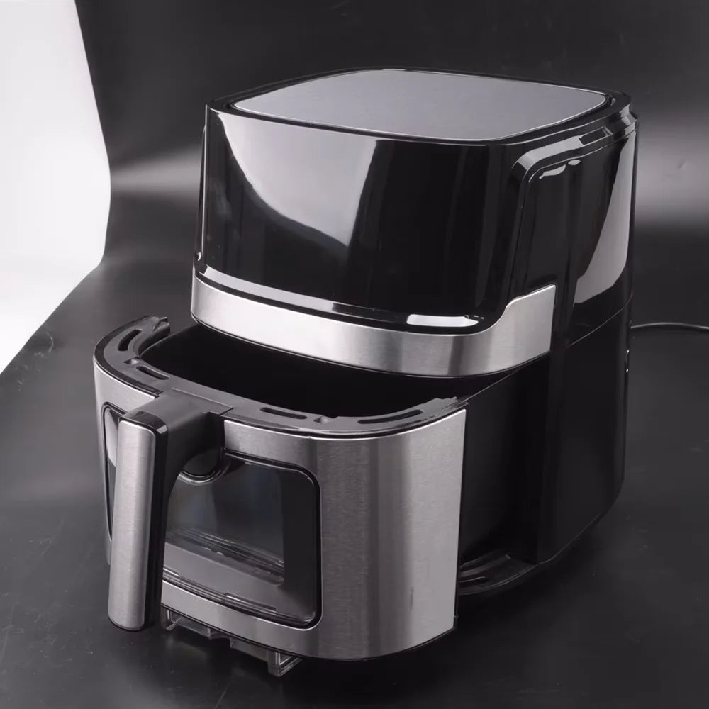 Touch Control 6L S/S Cover Visible 1700W 8 Preset Menu Digital Panel Air Fryer
