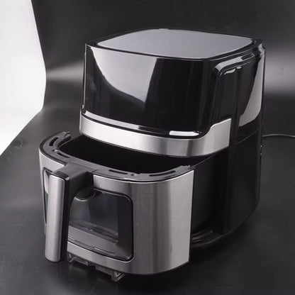 Touch Control 6L S/S Cover Visible 1700W 8 Preset Menu Digital Panel Air Fryer