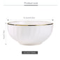 New Stereoscopic Relief Spiral Pattern Design Serving Bowl Restaurant Utensils Round Soup Salad Ceramic Bowl