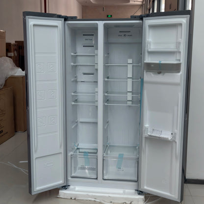 X  560L Double Door Large Capacity Refrigerator with Water Dispenser Function, Refrigerated Freezer