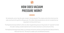 WACACO Pipamoka, All-in-one Vacuum Pressured Portable Coffee Maker, Insulated Travel Mug, Hand Powered and Pressure Brewer