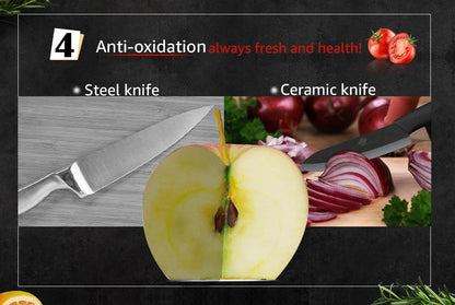 Ceramic Knives Kitchen knives Set 3 4 5 6 inch Chef knife Cook Set Chef Utility Slicer Vegetable Peeler White Zirconia Blade
