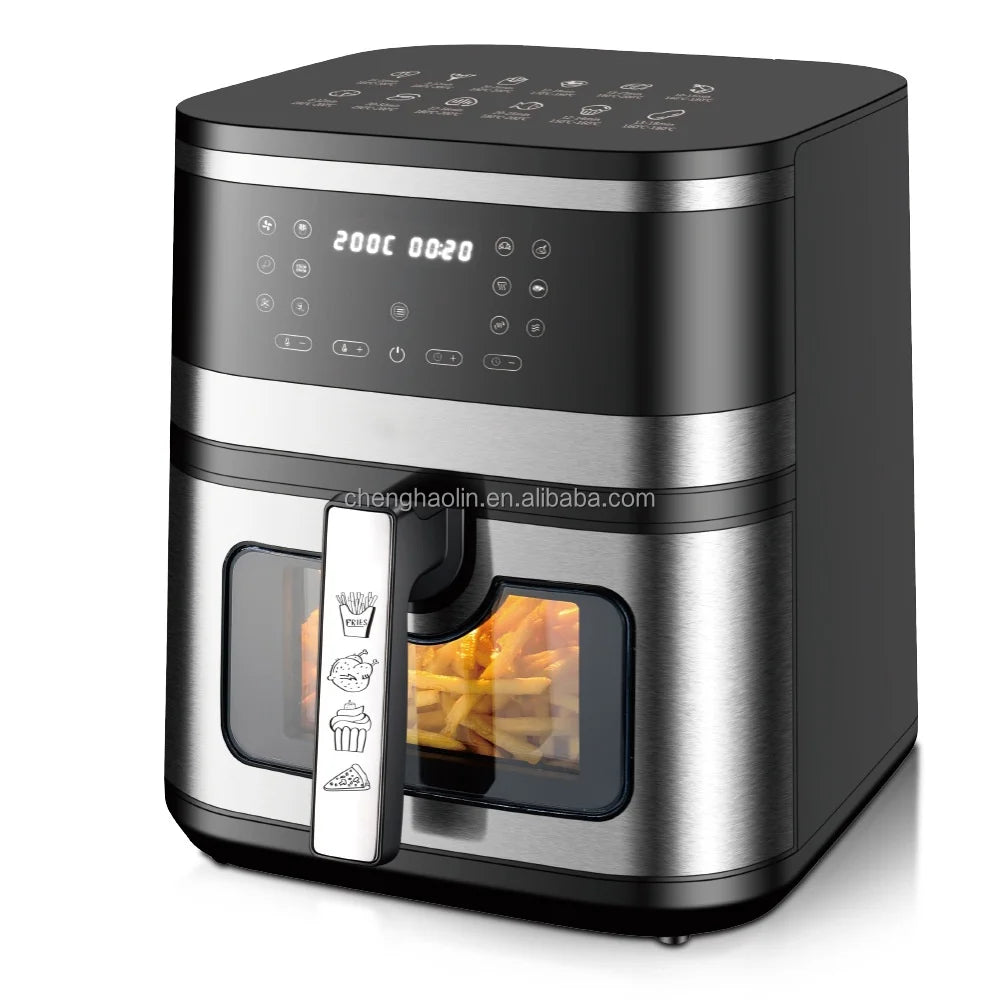 Multifunctional Express Heat System Digital Oil Free Split Easy Clean Large Capacity Digital Touch Electric Air Fryer Machine