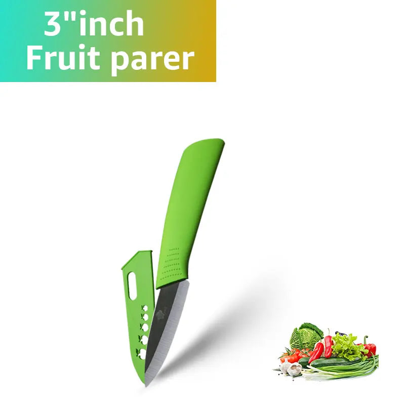 Ceramic Knives Kitchen knives Set 3 4 5 6 inch Chef knife Cook Set Chef Utility Slicer Vegetable Peeler White Zirconia Blade