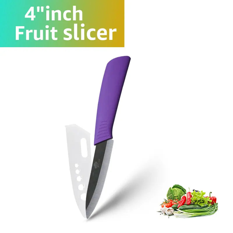 Ceramic Knives Kitchen knives Set 3 4 5 6 inch Chef knife Cook Set Chef Utility Slicer Vegetable Peeler White Zirconia Blade