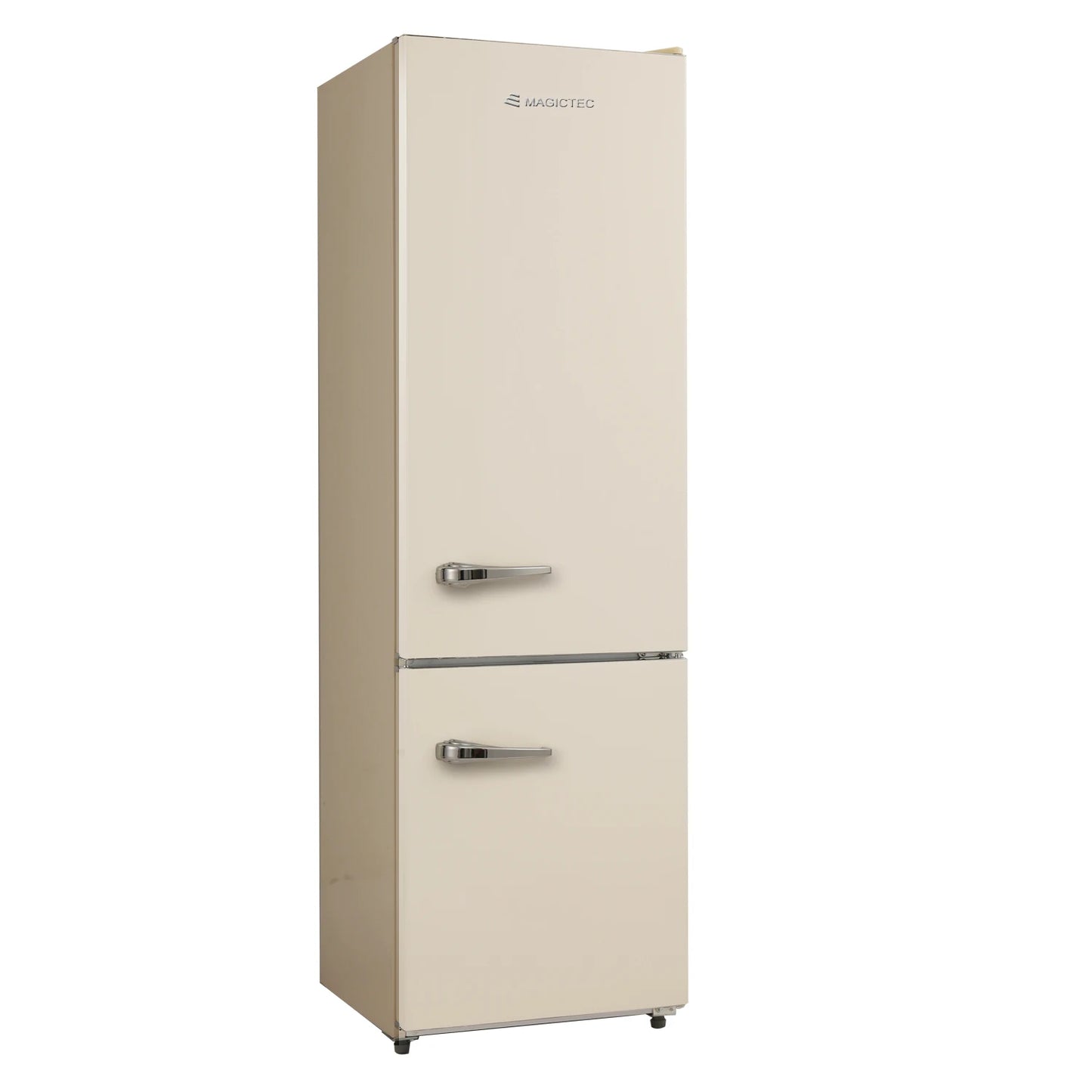 Retro Bottom Freezer Refrigerator for Home Total No Frost Electrical Thermostat Control Bottle Storage Shelf,8.83 Cu.ft