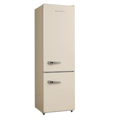 Retro Bottom Freezer Refrigerator for Home Total No Frost Electrical Thermostat Control Bottle Storage Shelf,8.83 Cu.ft