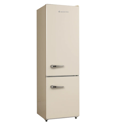 Retro Bottom Freezer Refrigerator for Home Total No Frost Electrical Thermostat Control Bottle Storage Shelf,8.83 Cu.ft