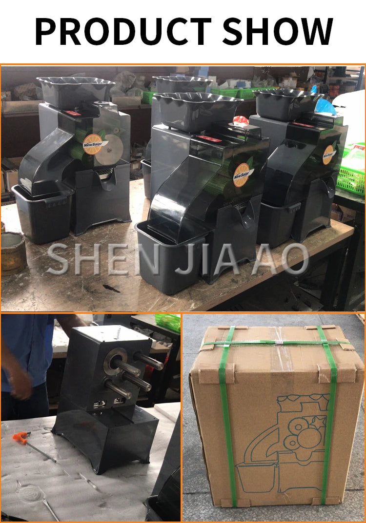 110/220V Commercial Lemon Kumquat Juicer Fully Automatic Juicer 100W Multifunctional Fruit Juice 1000C-1 Automatic Residue Juice