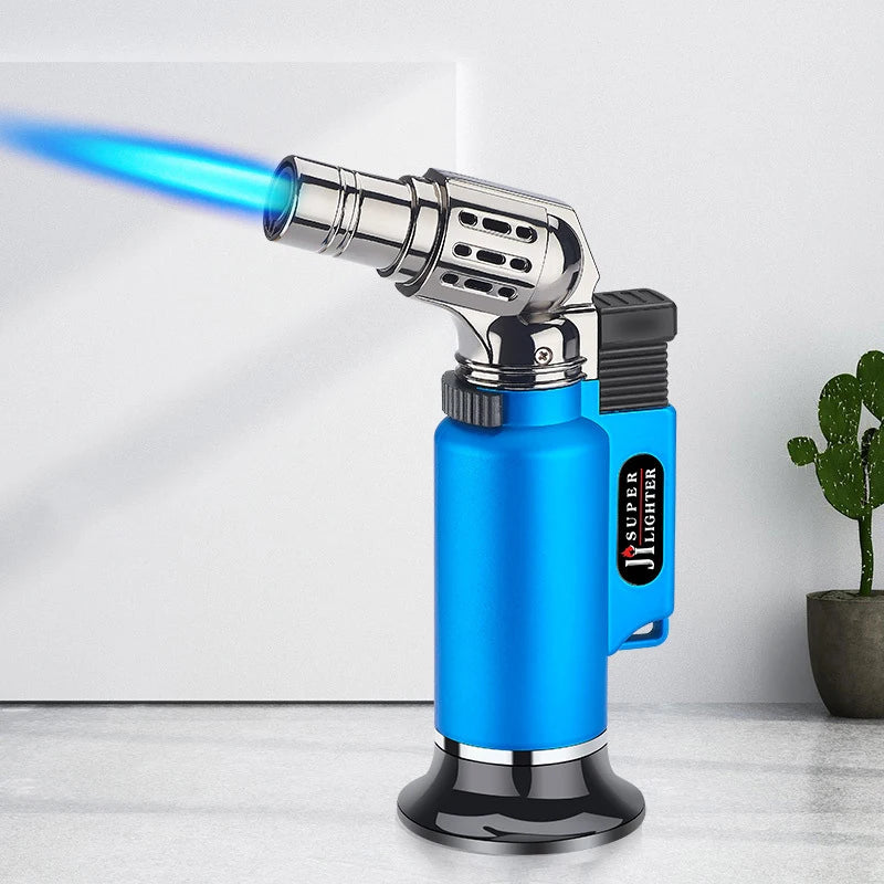 Metal Windproof Turbo Gas Lighters Smoking Accessories Kitchen Cooking Jewelry Welding Cigarettes Lighters Gadgets For Men