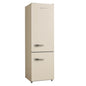 Retro Bottom Freezer Refrigerator for Home Total No Frost Electrical Thermostat Control Bottle Storage Shelf,8.83 Cu.ft