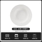 European-Style Minimalist Ceramic Tableware Set Black White Slate Series Includes Rice Bowls Plates Dishes-Available