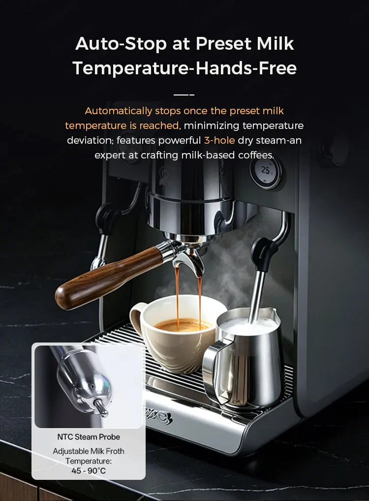 CAFOVO G3148E Commercial Espresso Machine Dual Boiler Rotary Pump TFT Pressure Profiling 9Bar PID Coffee Machine Café Barista