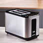 Smart Digital 2 Slice Toaster Electronic Appliances Home Bread Waffer Bun Modern Toaster Touch Color Screen