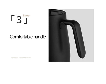 800ml Gooseneck Electric Kettle Hand Brew Coffee Pot Thermo Pot 304 Stainless Steel Teapot Smart Temperature-Control Water Jug
