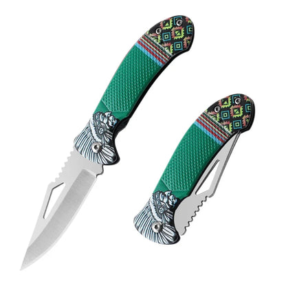 1Pcs Folding Knife Ideal for Eating Meat Cutting Fruit Roasting Sheep Made of Quality Stainless Steel Essential Kitchen Tool