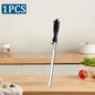 WXCOO Stainless Steel Japanese Knife 7Inch Kitchen Knife Ergonomic Wood Handle Santoku Knives for Cooking Kitchen Accessories