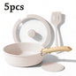 24pcs/7pcs/5pcs Cookware Set Non-Stick Pots & Pans Induction-Ready Kitchen Cookware Set Includes Skillet/Frying Pan/Soup Pot/Ste
