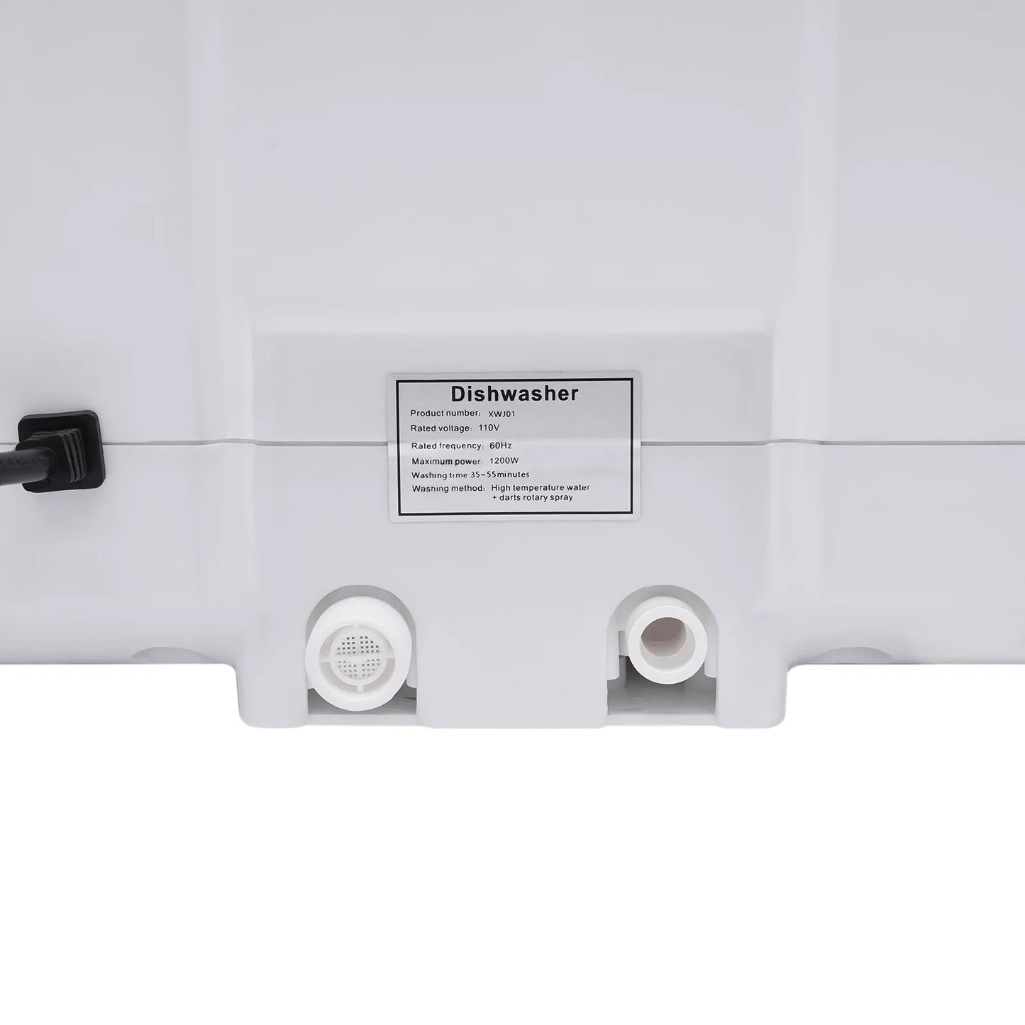 Portable Countertop Dishwasher Compact Dishwasher Mini Countertop Dishwasher 15.74*15.74*17.71in High-Temperature Water Twelve High-Performance Spray Jets Low Noise For Home Apartment Camper Rv