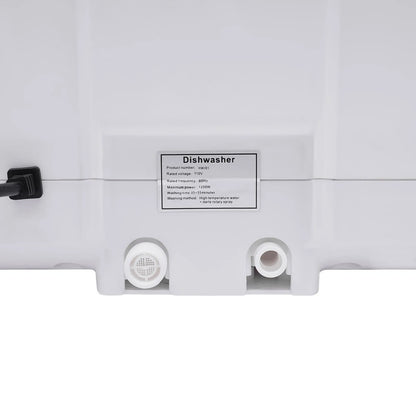 Portable Countertop Dishwasher Compact Dishwasher Mini Countertop Dishwasher 15.74*15.74*17.71in High-Temperature Water Twelve High-Performance Spray Jets Low Noise For Home Apartment Camper Rv