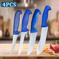 WXCOO 1~5pcs Kitchen Accessories Stainless Steel Butcher Boning Knife Set Bag Fish Fillet Slicing Knife