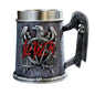 Slayer Tankard Eagle Emblem Mug Resin Outer Stainless Steel Liner Gothic Skull Handle Thrash Metal Band Fan Collectible Gift