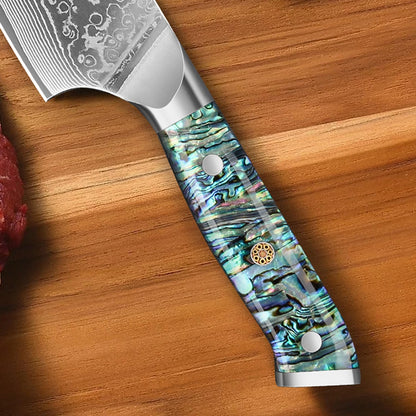 1-7 PCS Kitchen Chef Knife Set Super Sharp Japanese Damascus Steel knife Professional Meat knife Premium Kitchen cooking tools