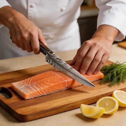 Stainless steel forged cooking knife, chef's knife, Longquan Xiaketang kitchen knife, feather bone cutting knife
