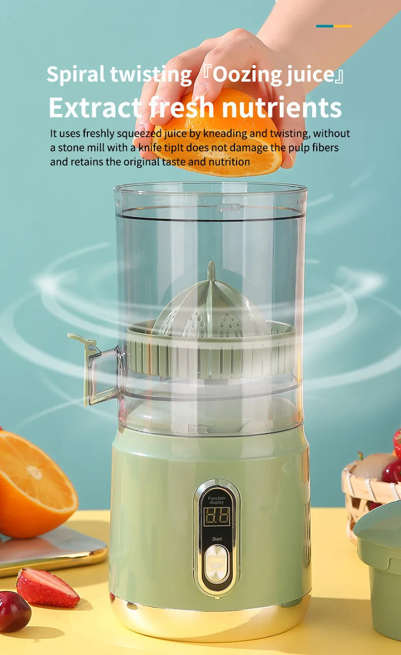 Extractor Fully Automatic Fruit Household Juicer Portable Juice Machine Residue Separation Bidirectional Spiral Fruit Juicer Cup
