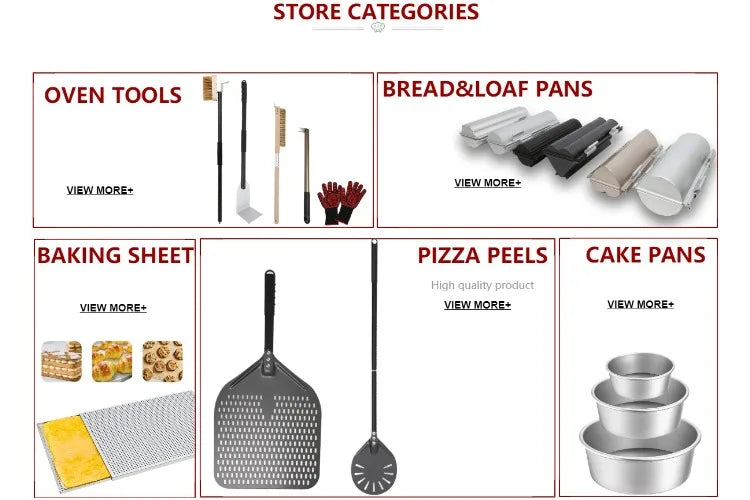 10 12 13 14 Inch Big Pizza Perforated Shovel Paddle Short/Long Handle for Oven Turning Peel Kitchen Utensils Pizza Baking Tools