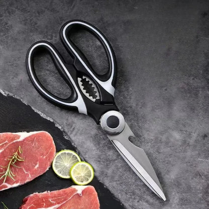Kitchen Scissors Household Cut Vegetables Roast Broiler Scissors Stainless Steel Scissors