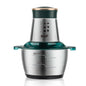2 Speeds Electric Chopper Meat Grinder Stainless Steel Mincer Food Processor Kitchen Slicer Egg Beater Garlic Vegetable