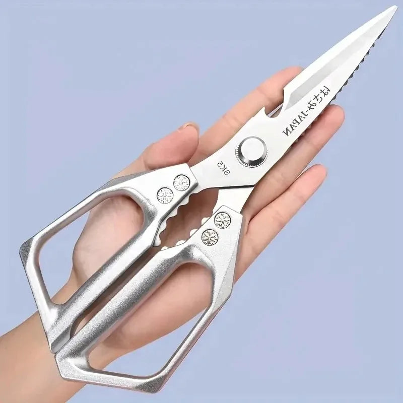 Multi-Purpose Shears kitchen Scissors Food hicken Bone Scissors SK5 Stainless Steel Fish Vegetable Meat Cutting Scissors Cooking