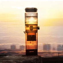 MHW-3BOMBER Iced Coffee Maker 400ml Cold Brewer Portable Cold Brewing Coffee Kettle Glass Coffee Pitcher Summer Camping Tools