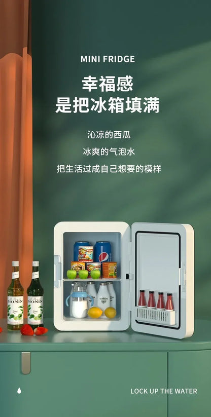 USB/220V Compact Refrigerator by Xinfei - Portable Mini Fridge for Office, Home and Car Use DB
