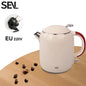 1.0L Anti-Scald Electric Kettle, Seamless Electric Kettle, 304 Stainless Steel Household Fast Boiling Kettle for Coffee Brewing
