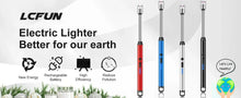 Home Kitchen Gas Stove Candles Outdoor BBQ Igniter, Rechargeable USB Windproof Lighter Smoking Accessories, Lighters Smoking