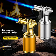 Large-capacity Air Chamber Handheld High-temperature Spray Gun, Inflatable Windproof Lighter, Cigar Barbecue Baking Igniter