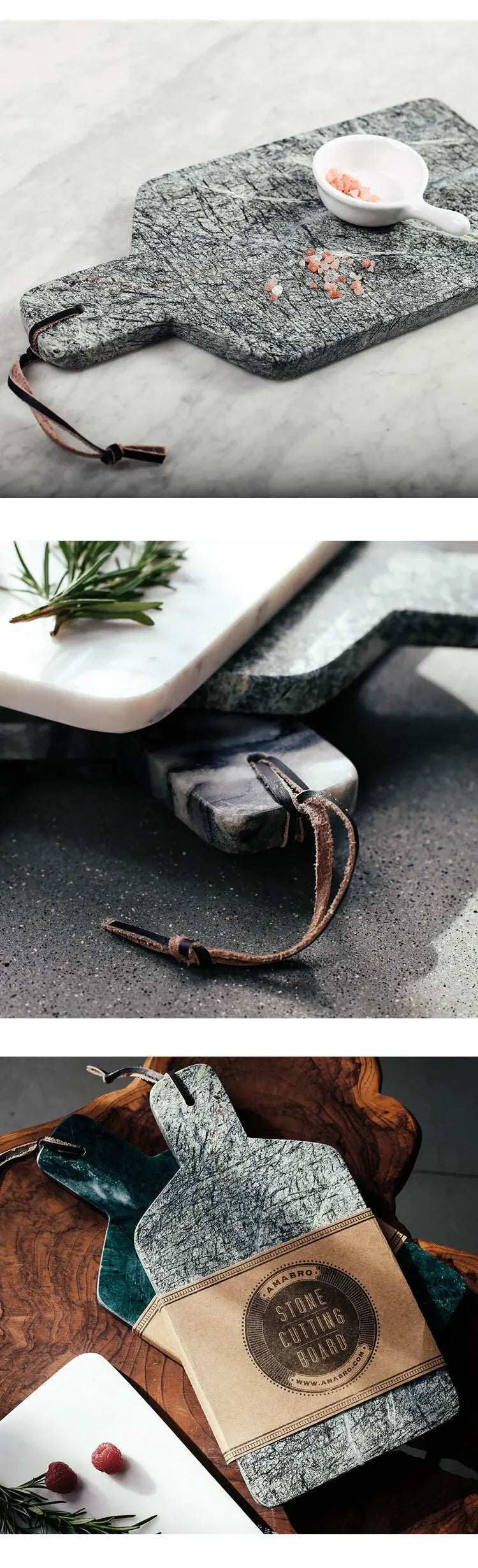 Marble Cutting Board Multi-Use Dessert & Cheesecake Tray Bread Chopping Board Stylish Fruit Storage Kitchen Tool