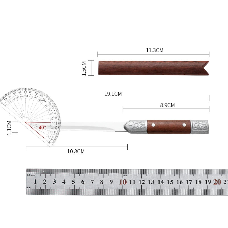Professional threepiece butcher knife set Kitchen knives for beef pork and lamb with deboning cutting and multipurpose functions