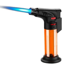 2026 New Torch Lighters Butane Refillable Jet Flame Windproof Torch Lighter for Candle Fireplace Camping BBQGrill Kitchen