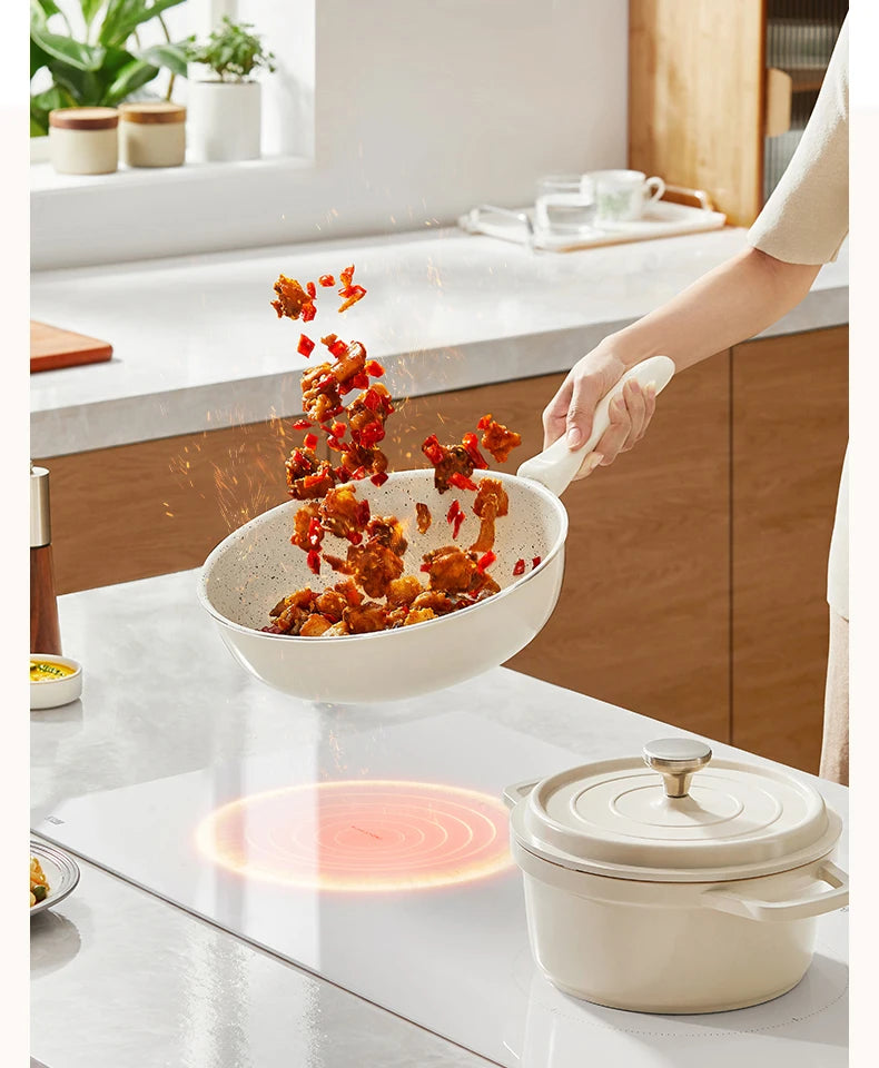 Household Dual - Burner Induction Cooktop, 3500W High Power Built in, Timing & Waterproof Multi - Functional Electric Stove