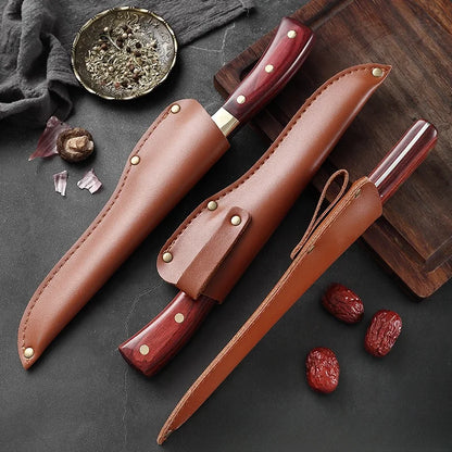 Forged Boning Knife Original Design block chef cooking 3 pieces stainless steel kitchen knives kitchen knife set for kitchen